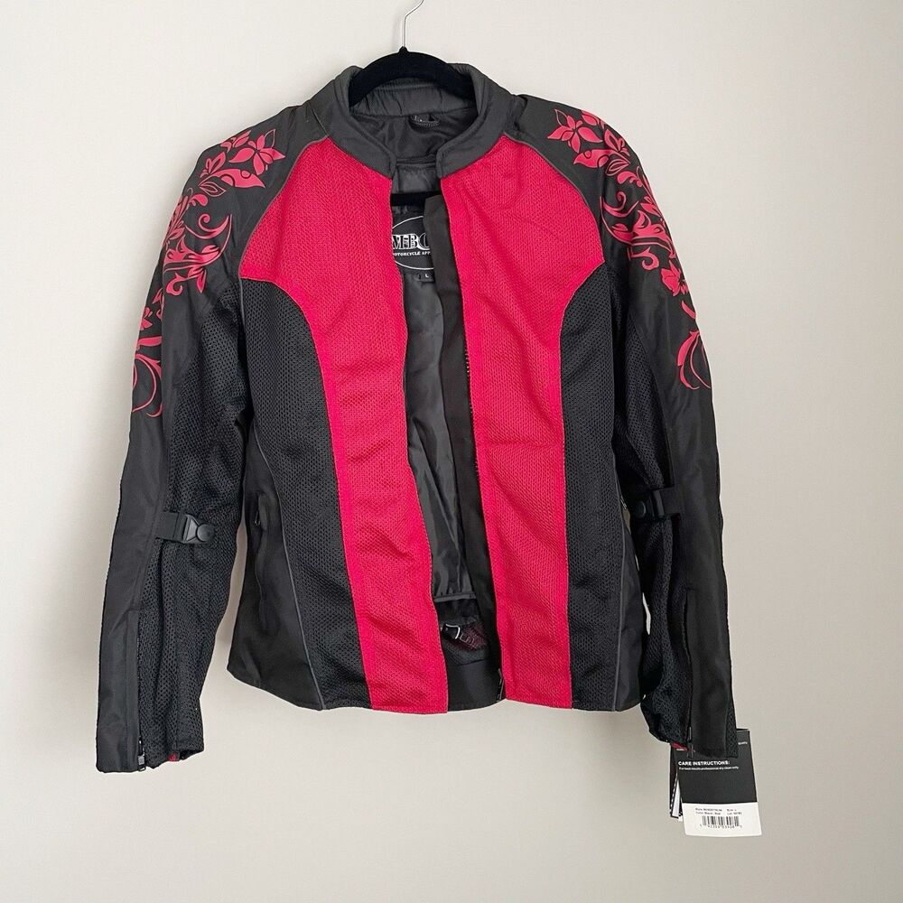 MBoss Motorcycle Apparel Company Size L Womens Jacket Gun Pocket NEW
